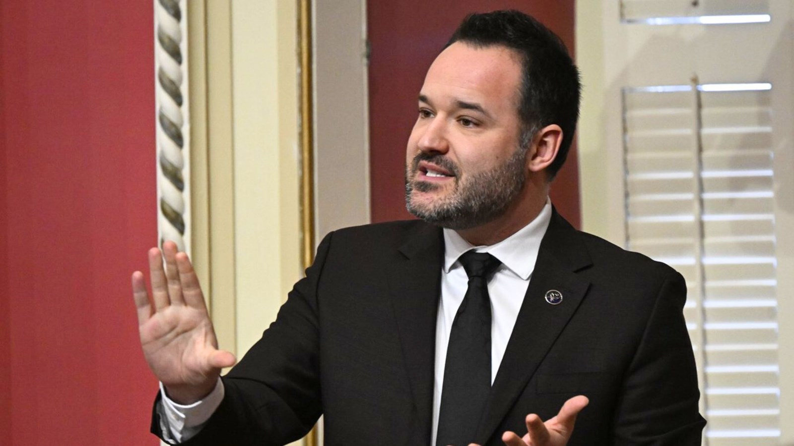 Le ministre de la Culture et des Communications, Mathieu Lacombe.