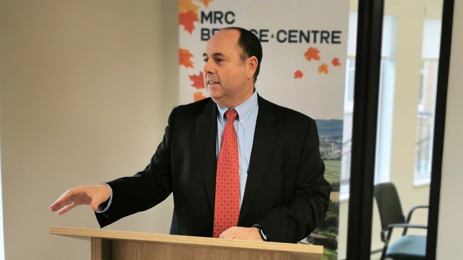 Le directeur général de la MRC Beauce-Centre, Jacques Bussières.