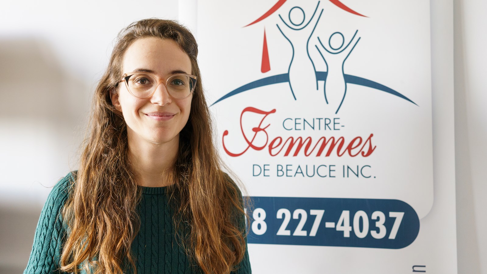 Stéphanie Mathieu du Centre femmes de Beauce à Saint-Georges