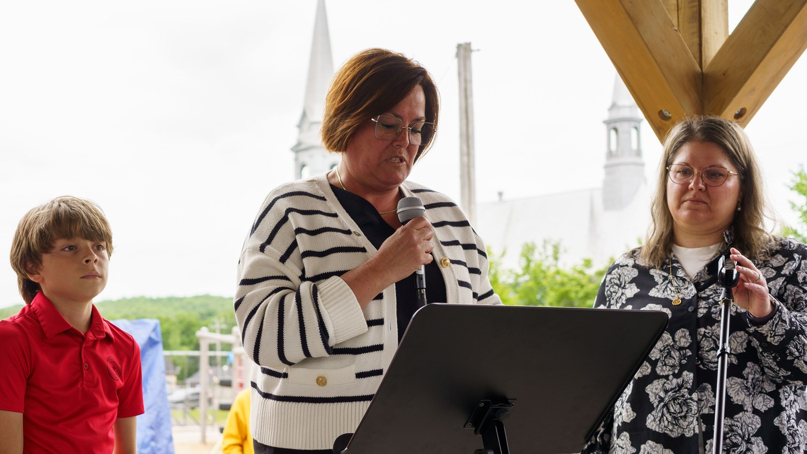Sonia Talbot, représentante des caisses Desjardins du sommet de la Beauce