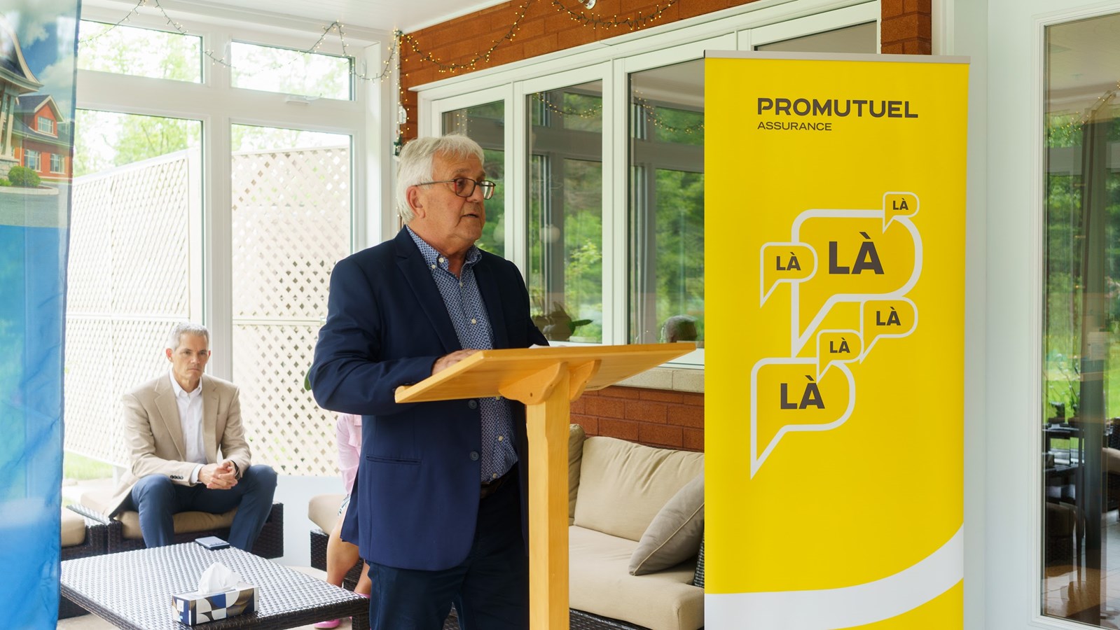 Monsieur Léo Drouin, président de la maison Catherine de Longpré