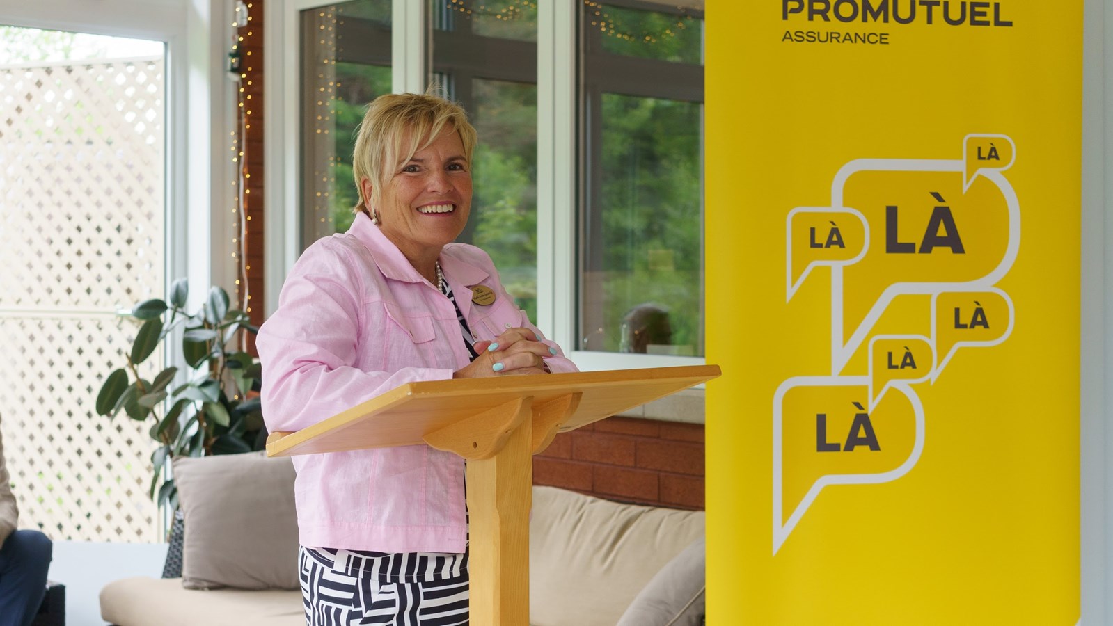 Madame Marie-Josée Gamache, directrice générale de la maison Catherine de Longpré