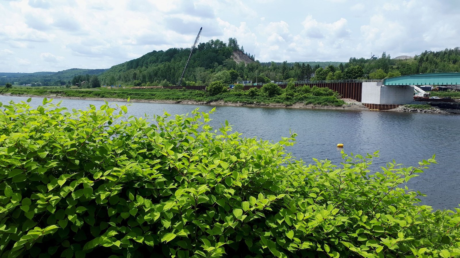 Pont ferroviaire de Vallée-Jonction: la construction avance à un «rythme soutenu»