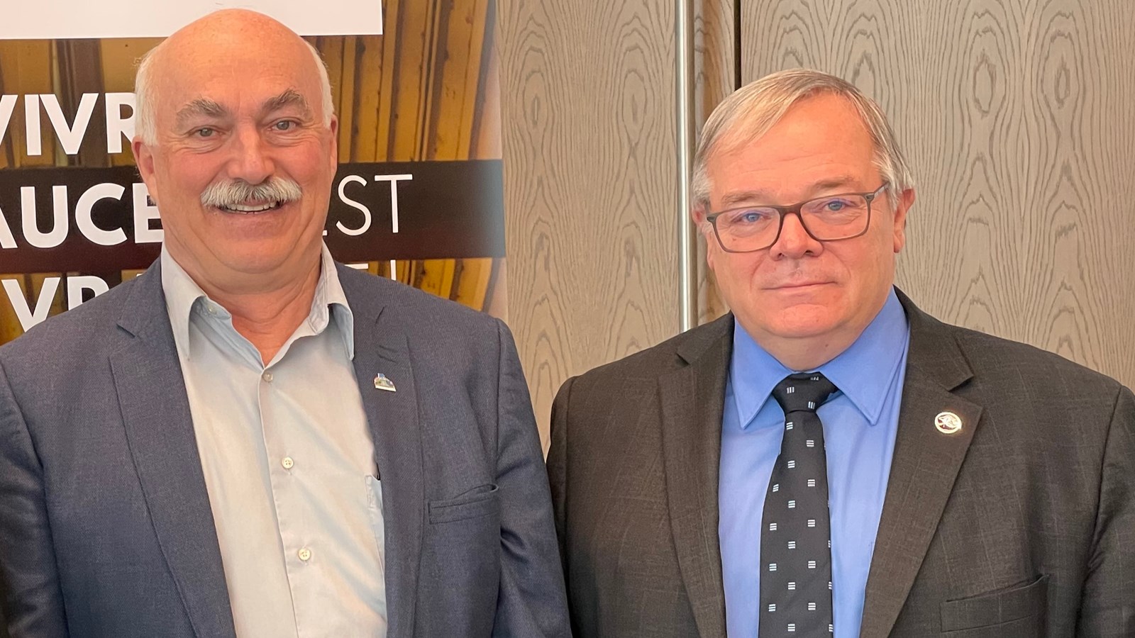Réal Turgeon et Luc Provençal