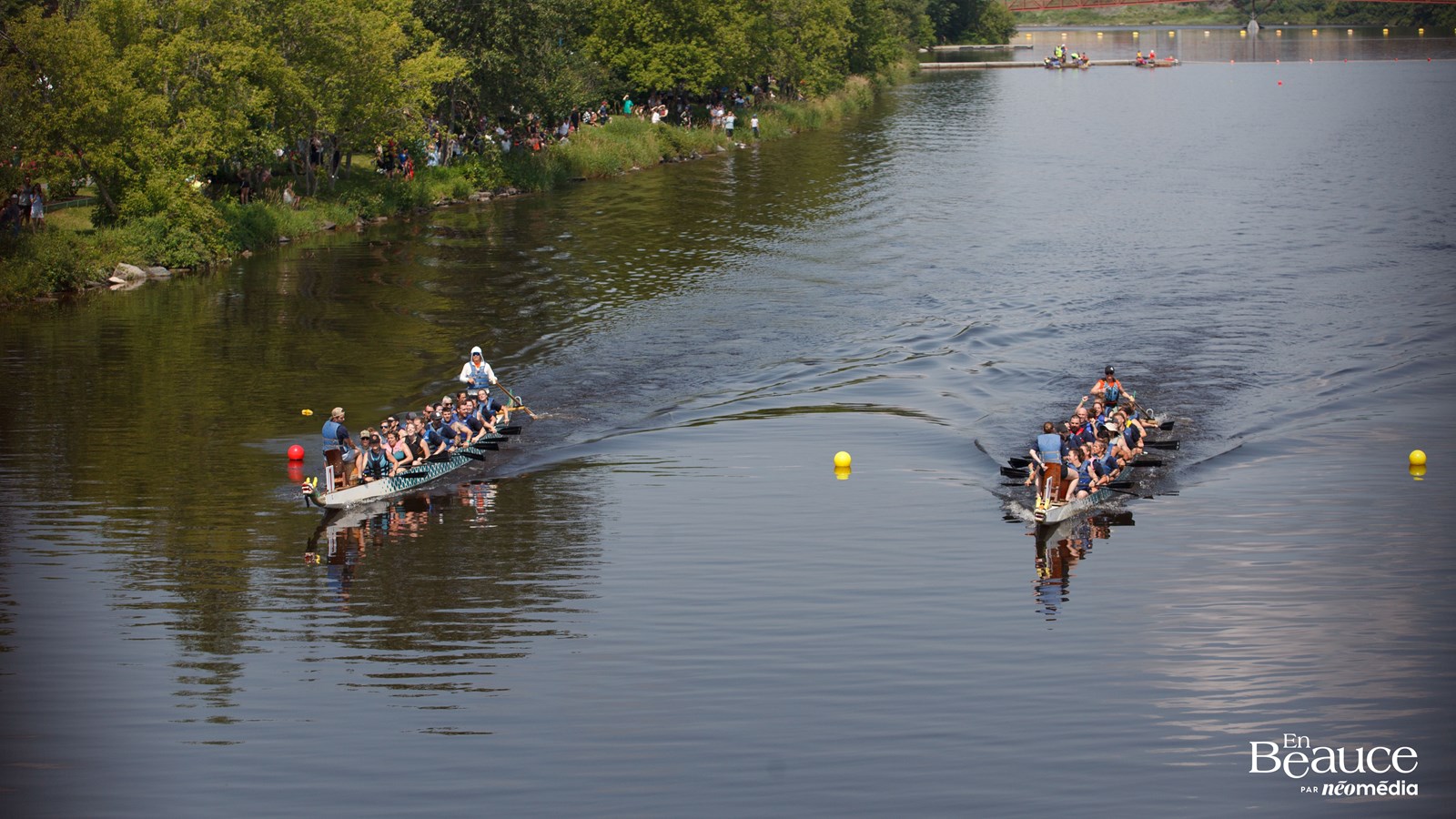 La course de bateaux-dragons a réuni 483 rameurs