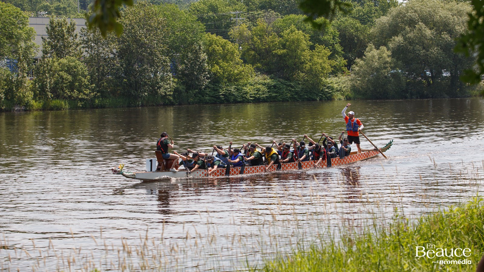 La course de bateaux-dragons a réuni 483 rameurs