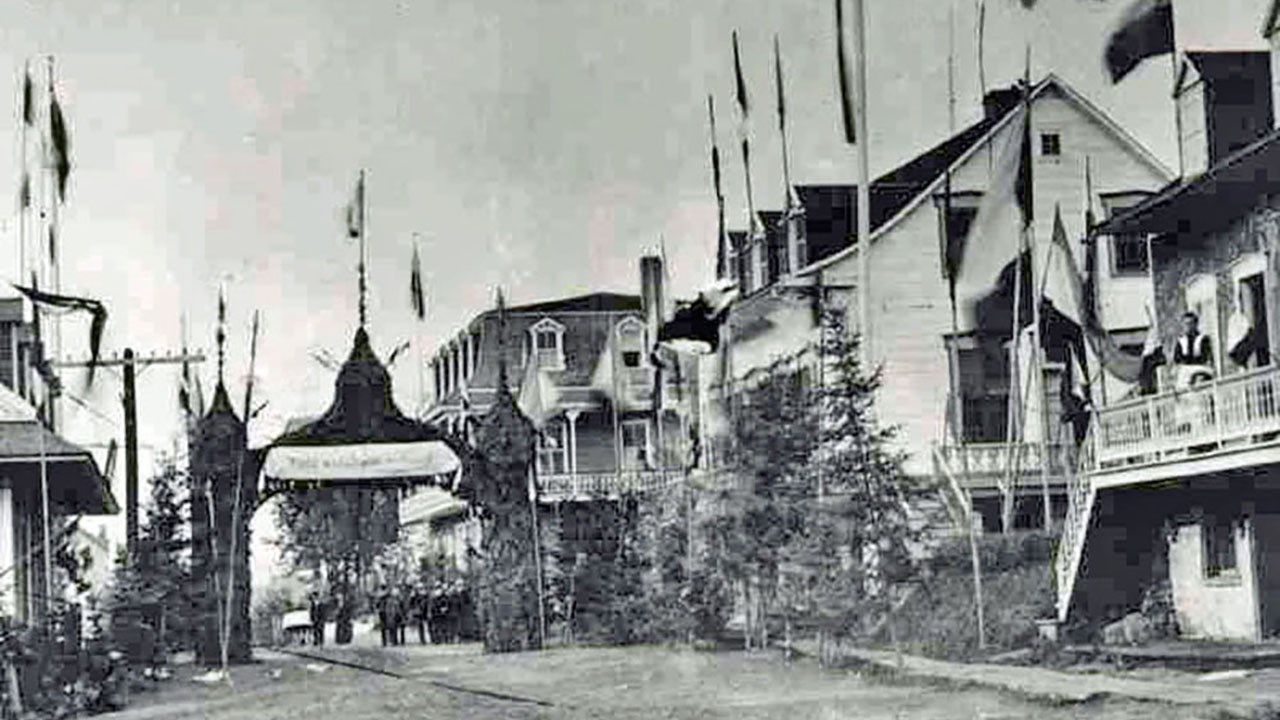 Les magasins d'autrefois du marchand Ephrem Poulin