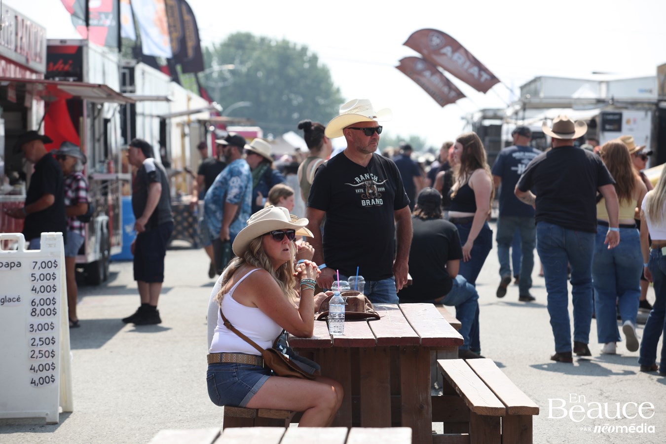 Bûcherons et chevaux font vibrer les Festivités Western de Saint-Victor