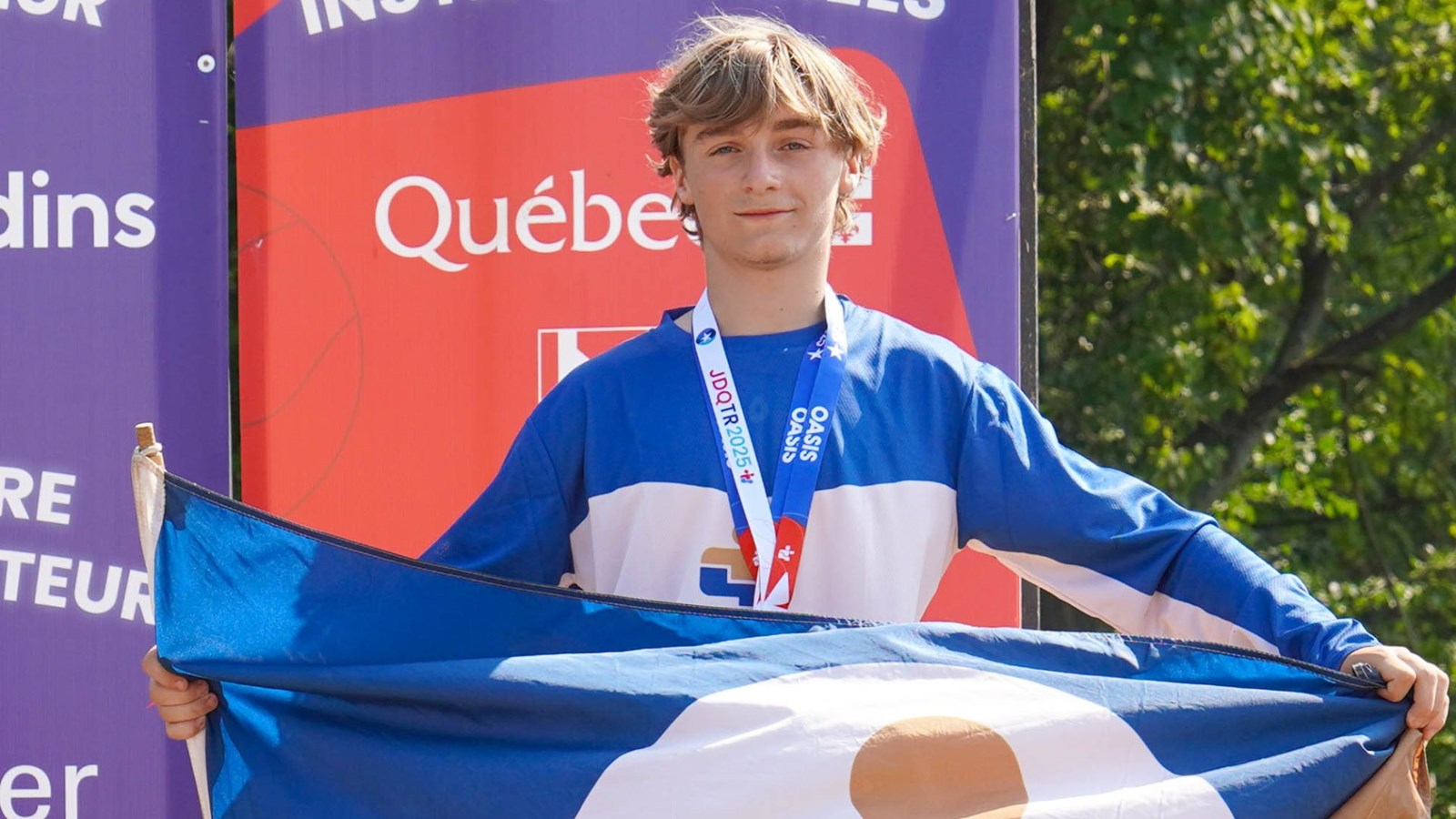 Le Beauceron Lowel Koos a remporté deux médailles de bronze dans les épreuves de BMX (cyclisme) aux Jeux du Québec.
