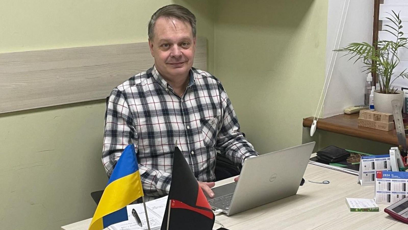 Sylvain Longchamps habite l'Ukraine depuis une quinzaine d'années. Il travaille là-bas comme consultant en élevage porcin.