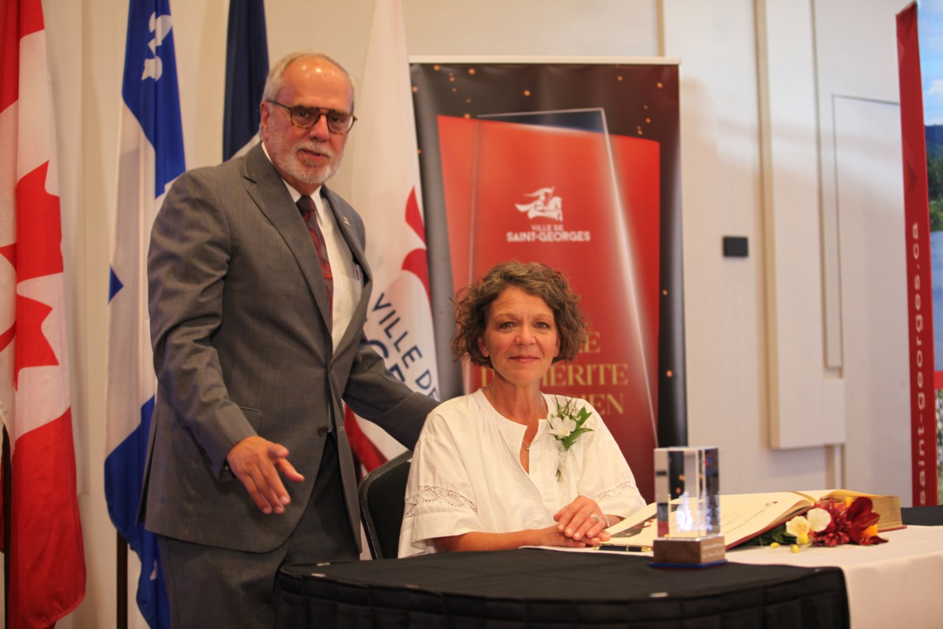Claude Morin et Dre Catherine Déry