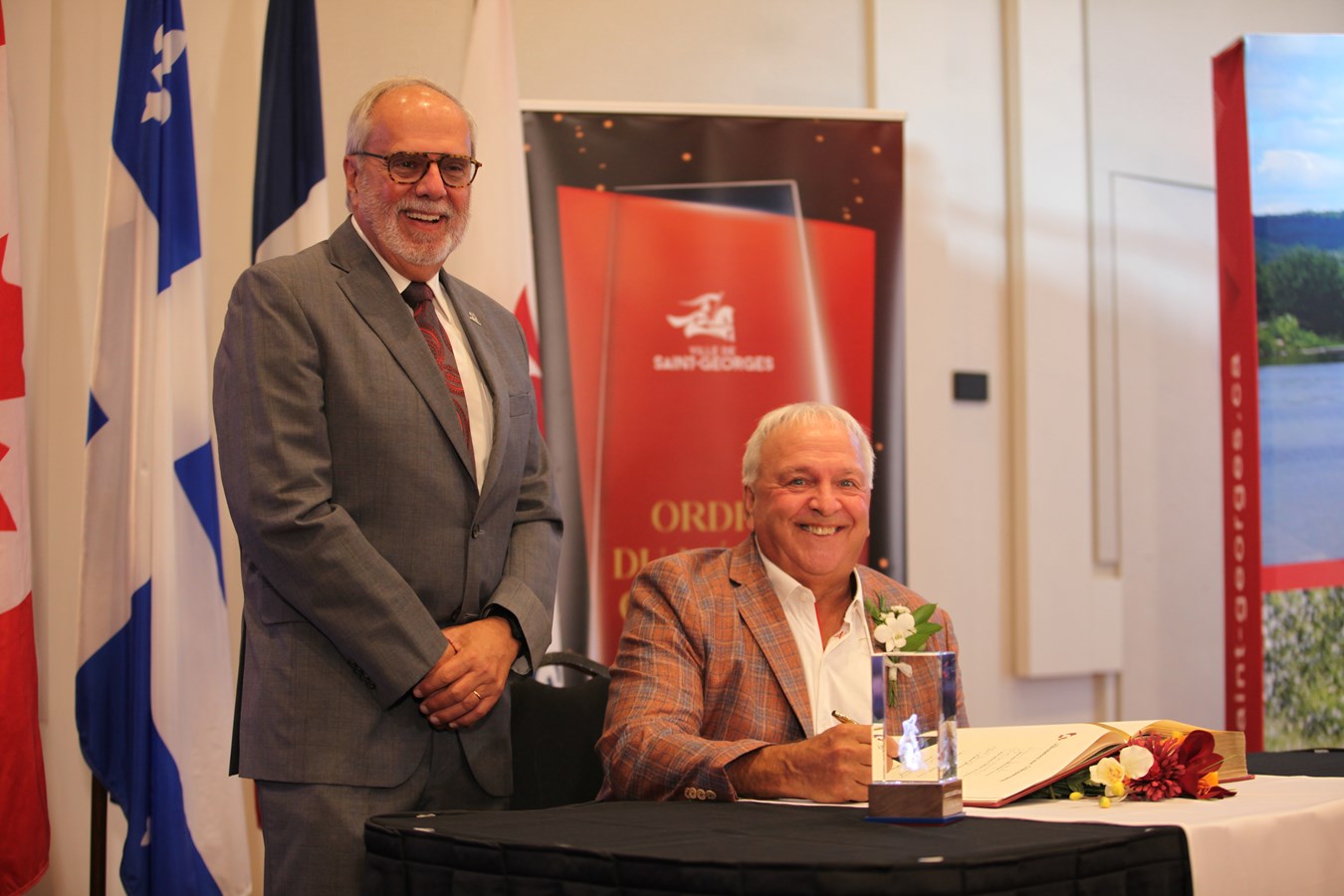 Claude Morin et Michel Jacques