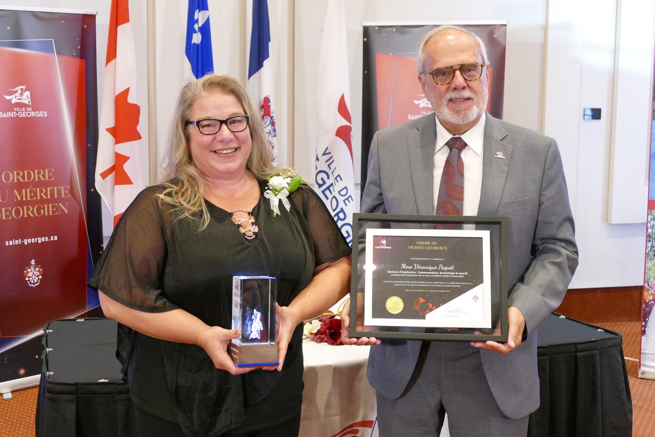 Véronique Paquet et Claude Morin