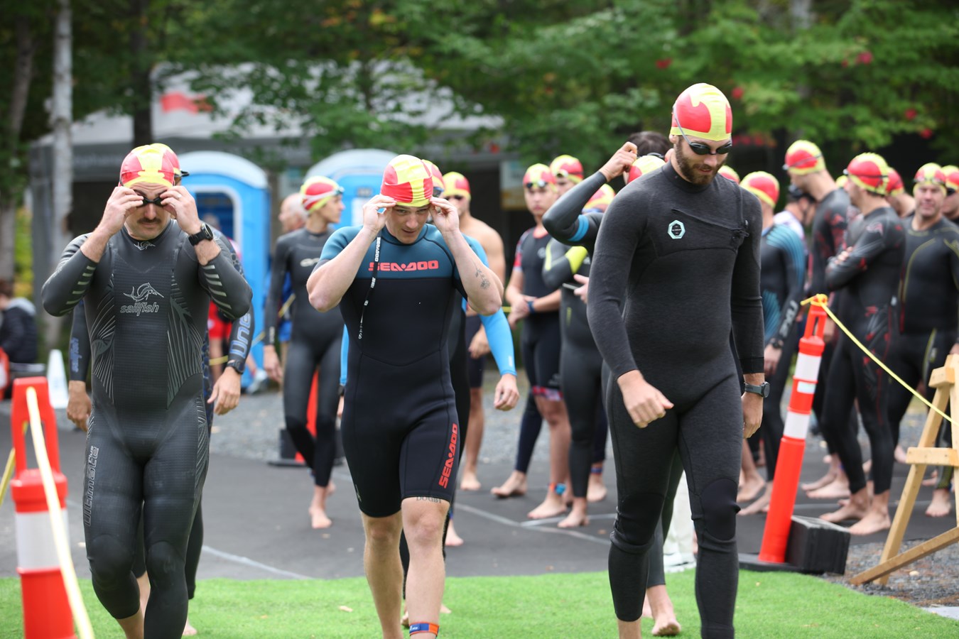 Le Triathlon du Lac-Poulin rassemble les foules pour son retour