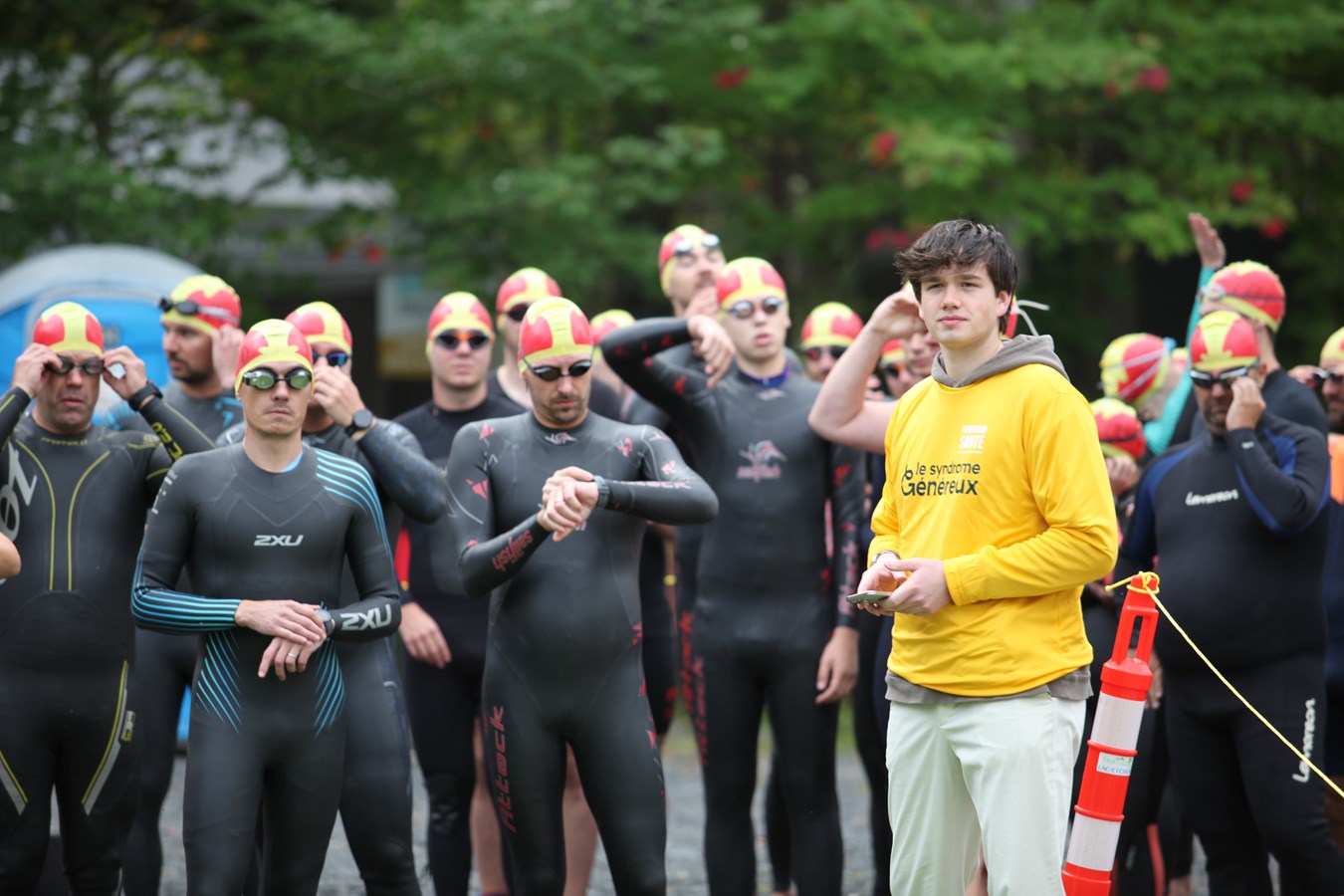 Le Triathlon du Lac-Poulin rassemble les foules pour son retour