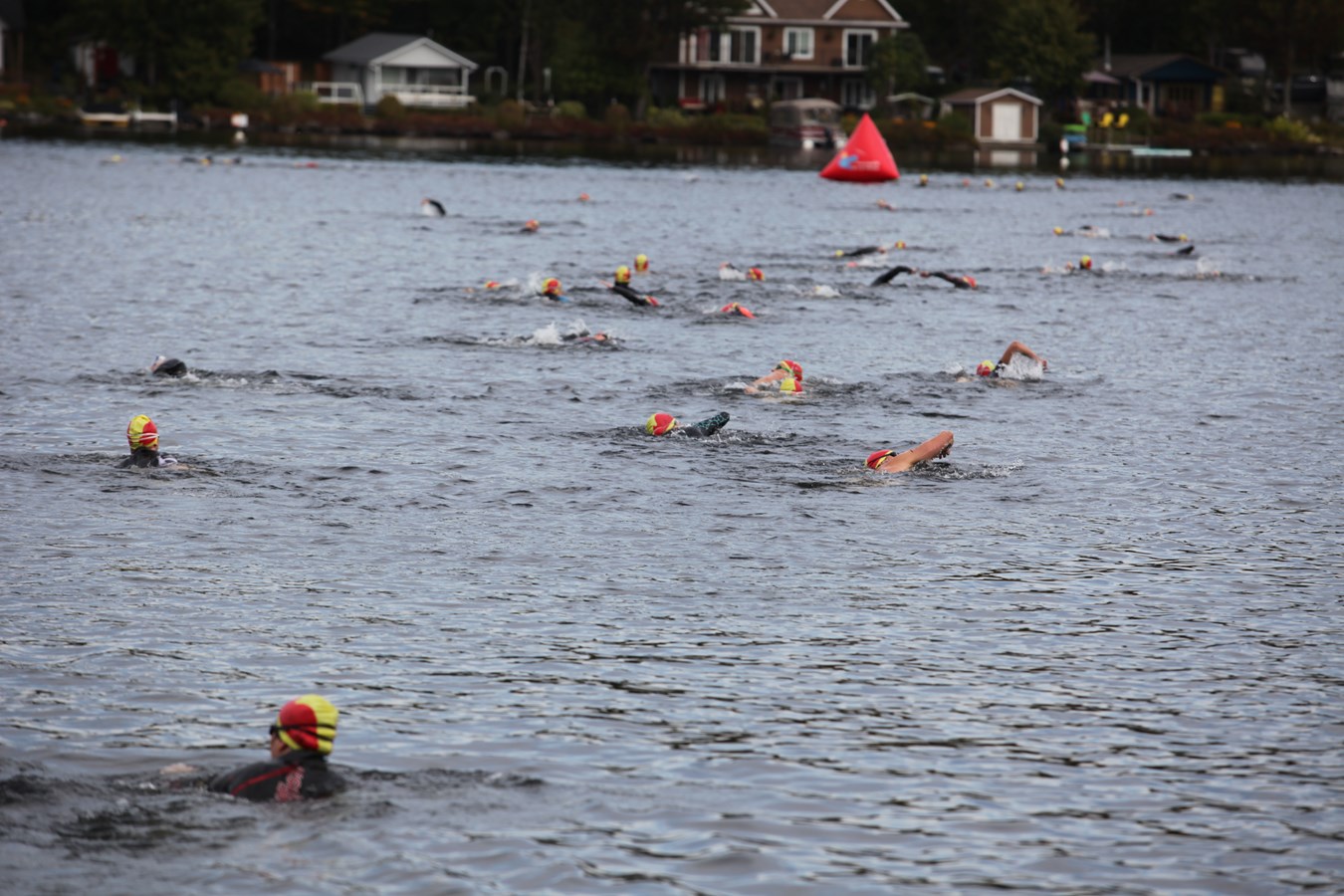 Le Triathlon du Lac-Poulin rassemble les foules pour son retour