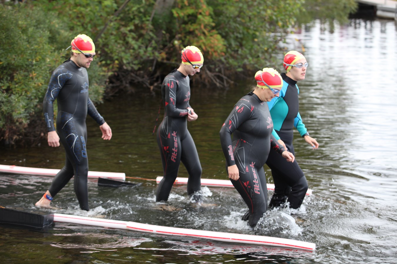 Le Triathlon du Lac-Poulin rassemble les foules pour son retour