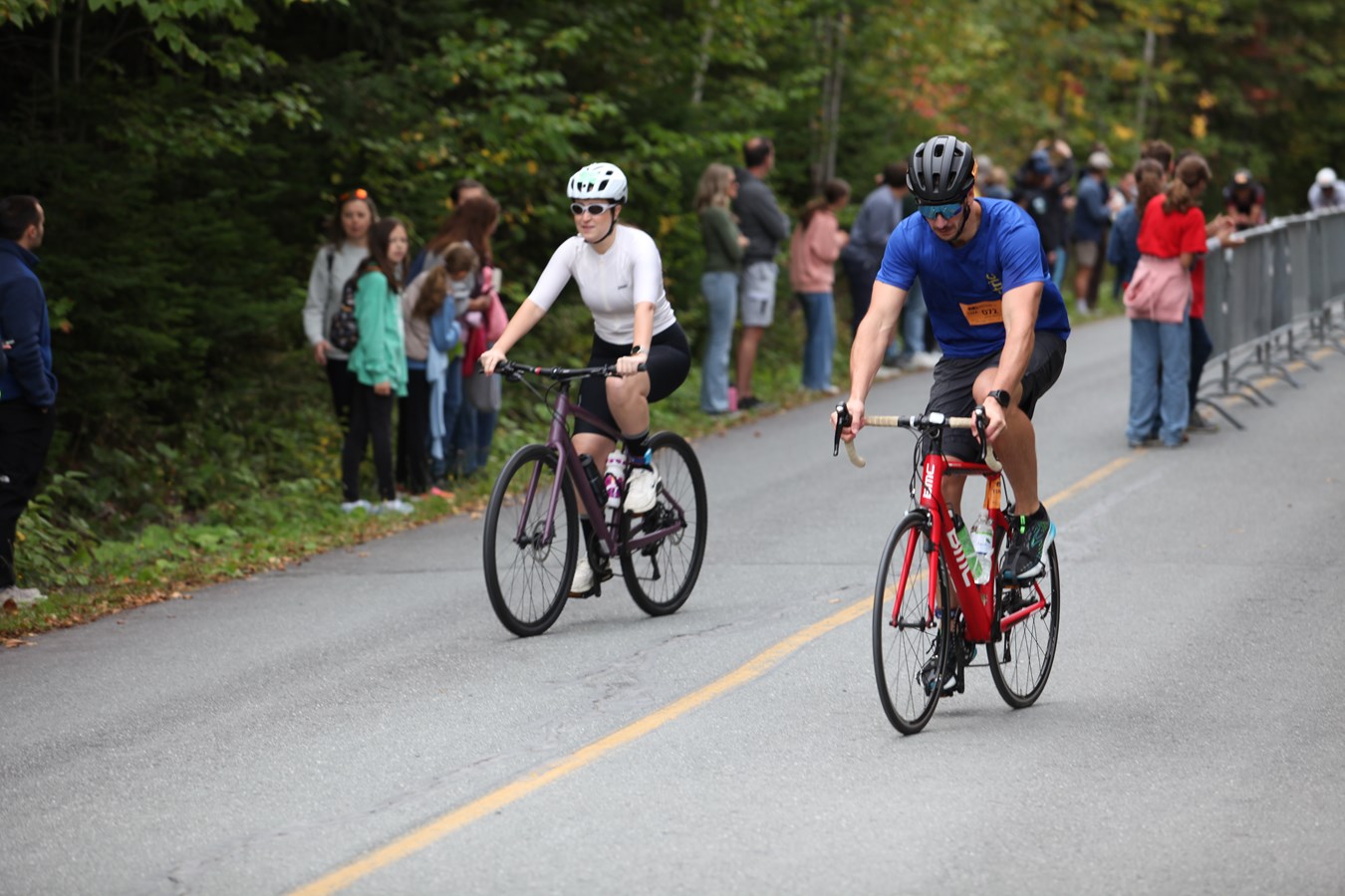 Le Triathlon du Lac-Poulin rassemble les foules pour son retour