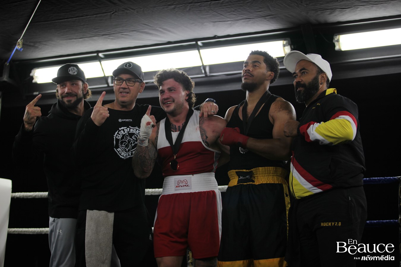 Les athlètes d’Hubert Poulin brillent au Gala de boxe de Saint-Zacharie