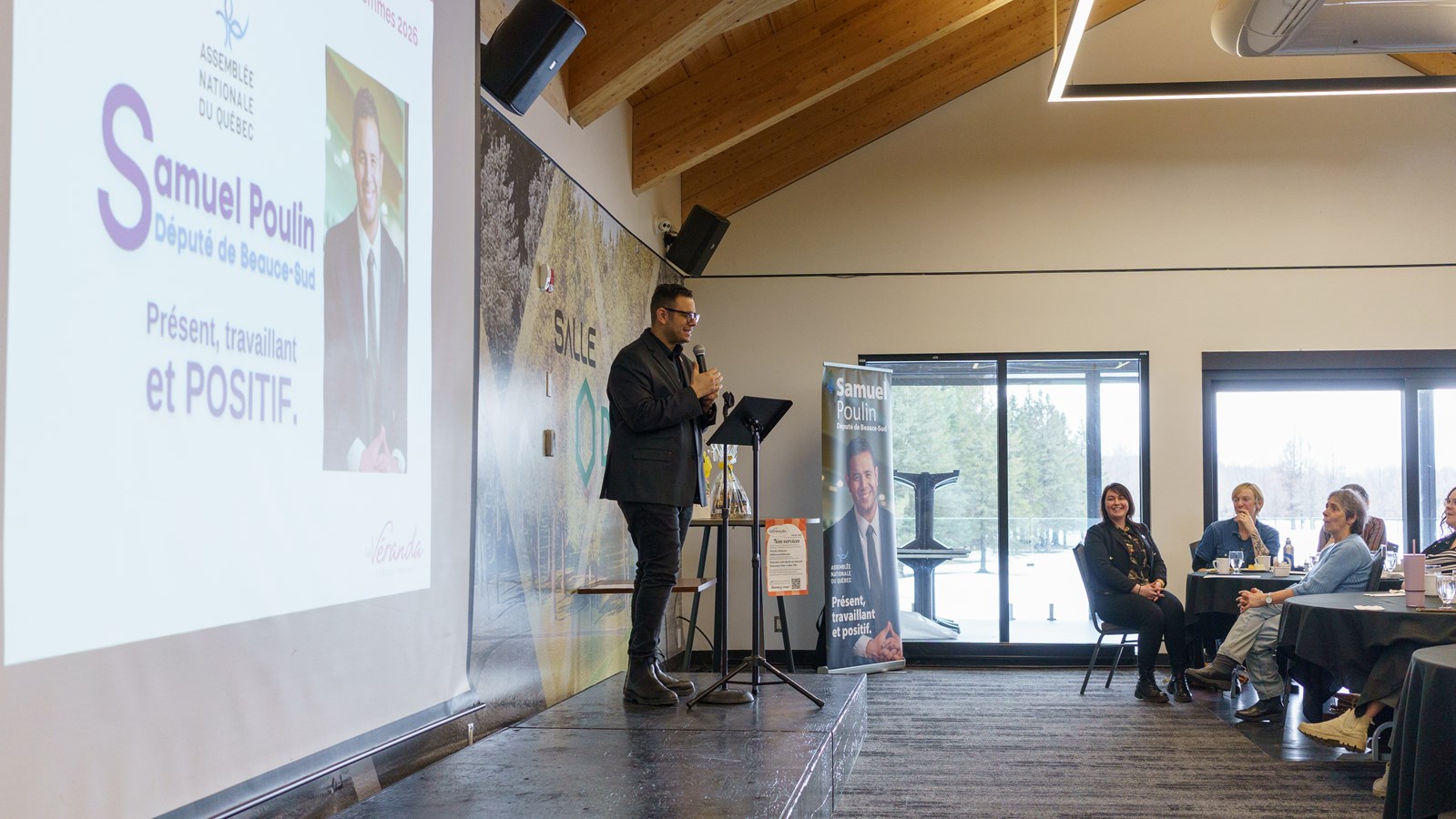 Samuel Poulin, député de Beauce-Sud et ministre