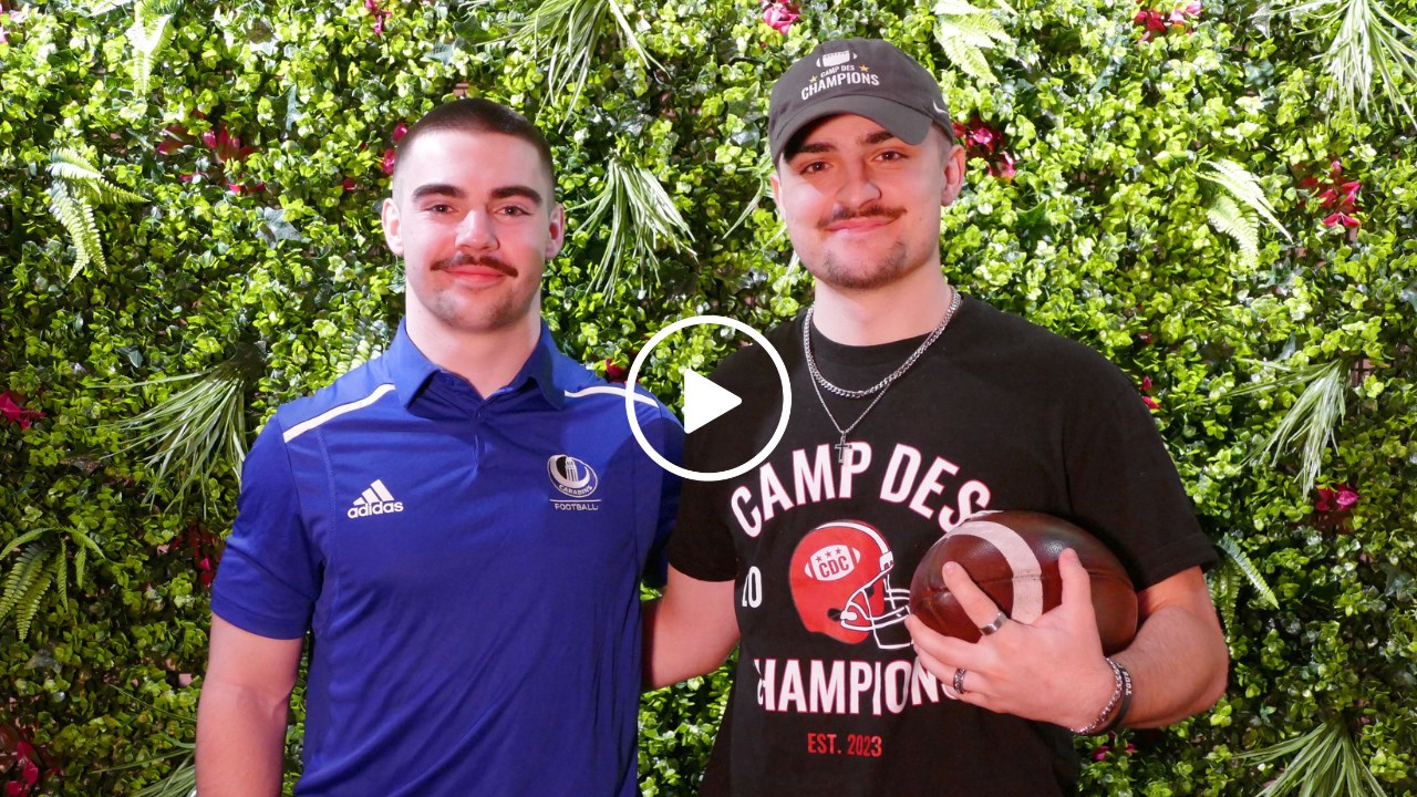 Louis Drolet et Félix Michaud, co-organisteurs du Camp des Champions
