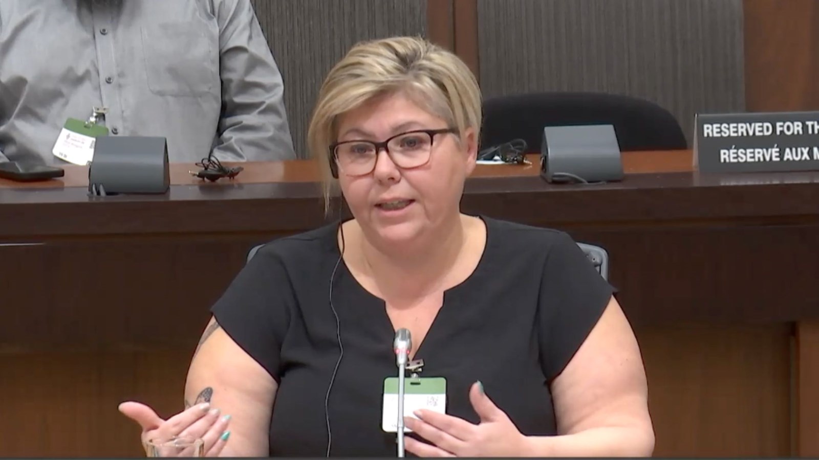 Nathalie Poulin, lors de son témoignage devant le Comité permanent des transports, de l’infrastructure et des collectivités de la Chambre des communes, le 26 janvier dernier.