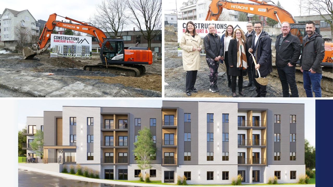 Logements abordables sur la 120e rue: le chantier est lancé à Saint-Georges