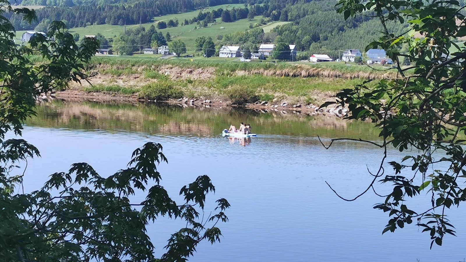 La «Route Bleue» est ouverte à la navigation sur la rivière Chaudière