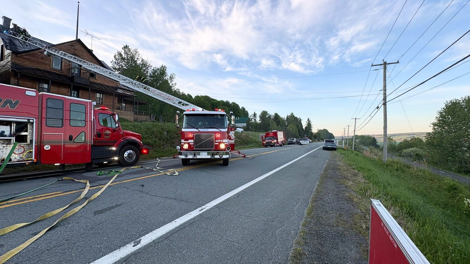 Vallée-Jonction: un incendie suspect détruit une résidence