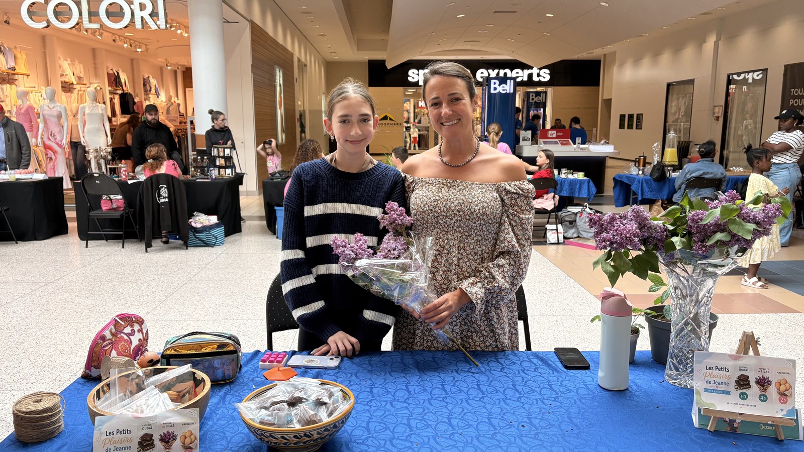 Des jeunes motivés au Grand marché des petits entrepreneurs