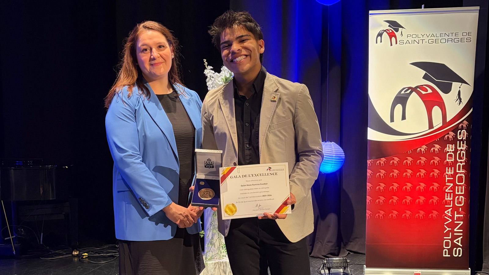 Des élèves récompensés au Gala de l’Excellence 2026 de la polyvalente de Saint-Georges