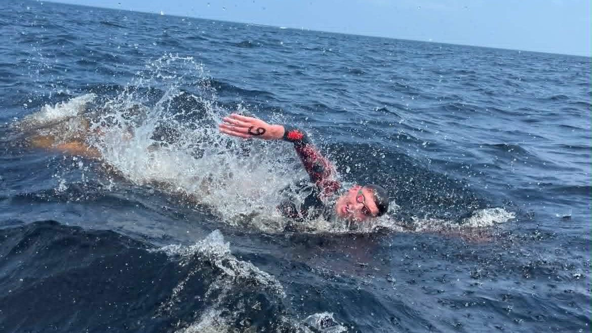Le Beauceron Philippe Lacasse signe sa meilleure Traversée du lac Saint-Jean