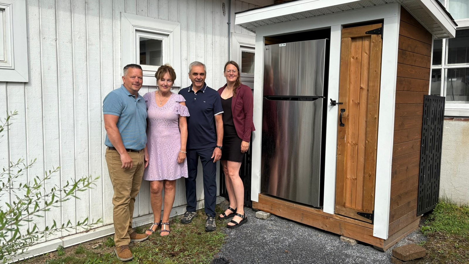 Un frigo-partage inauguré à Saint-Joseph-de-Beauce