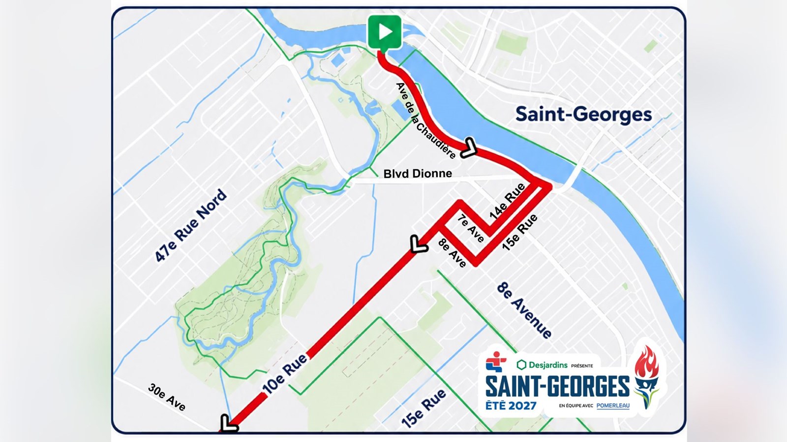 Fermeture de rues pour la tenue du Triathlon de Saint-Georges