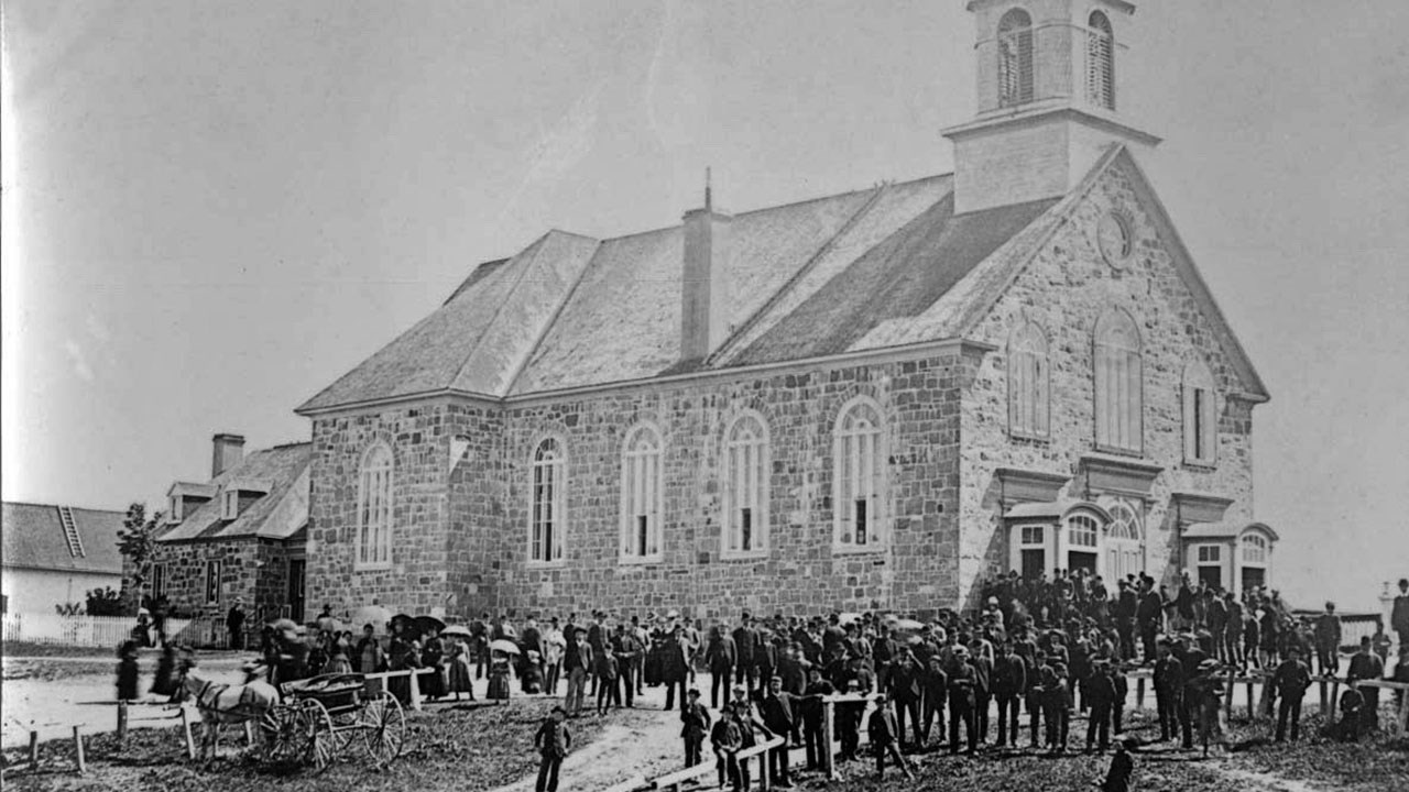 Les églises de 1831 et de 1862 à Saint-Georges 