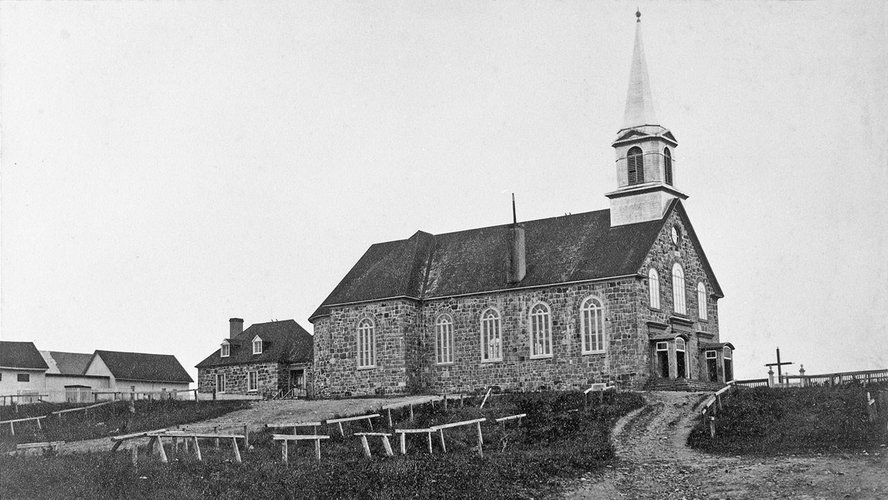Les églises de 1831 et de 1862 à Saint-Georges 