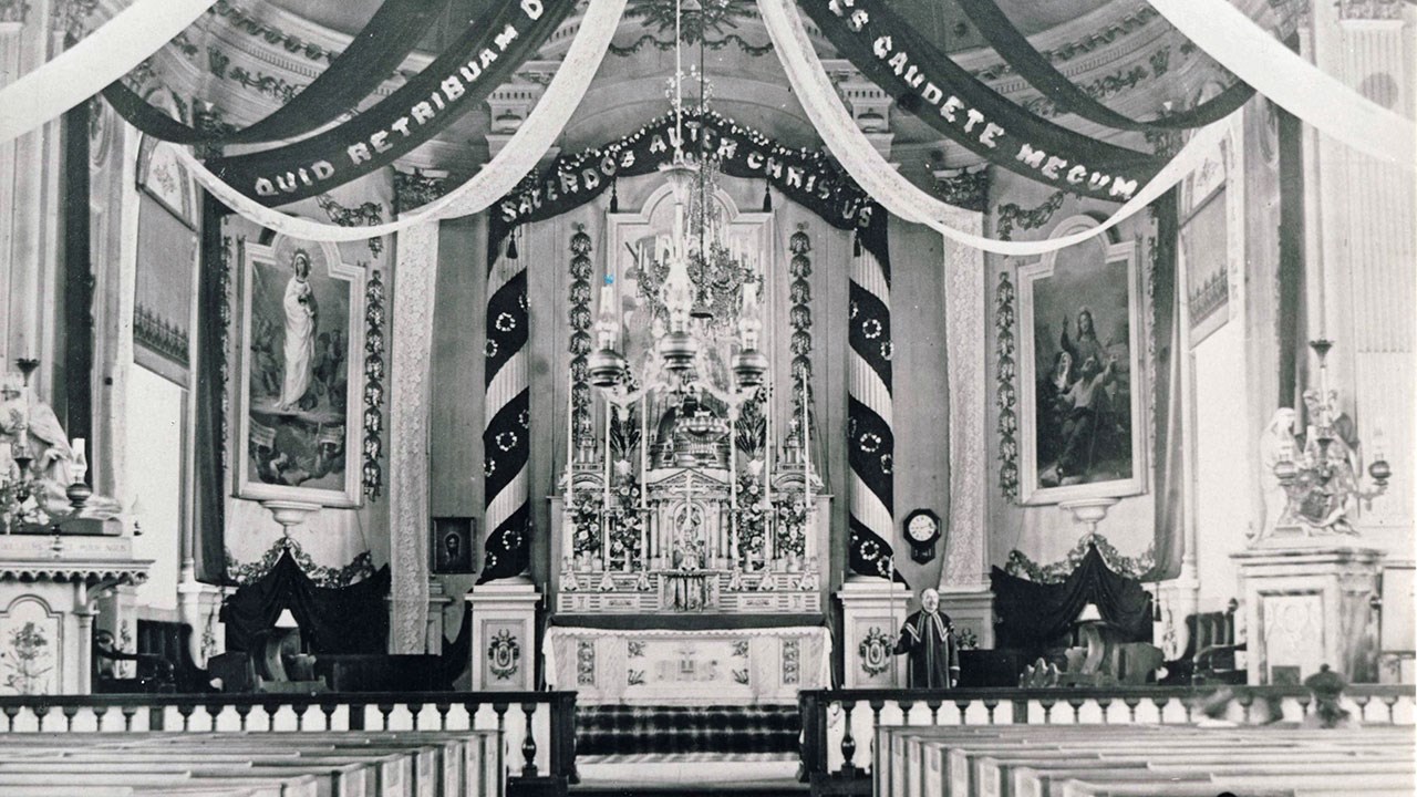 Les églises de 1831 et de 1862 à Saint-Georges 