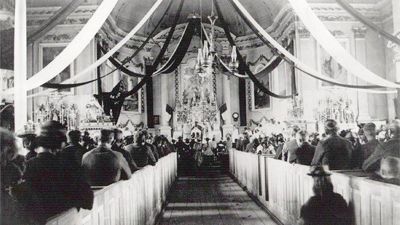 Les églises de 1831 et de 1862 à Saint-Georges 