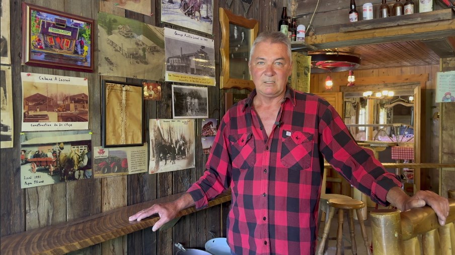 Robert Lessard, propriétaire de la Cabane à sucre Aurélien Lessard à Saint-Georges