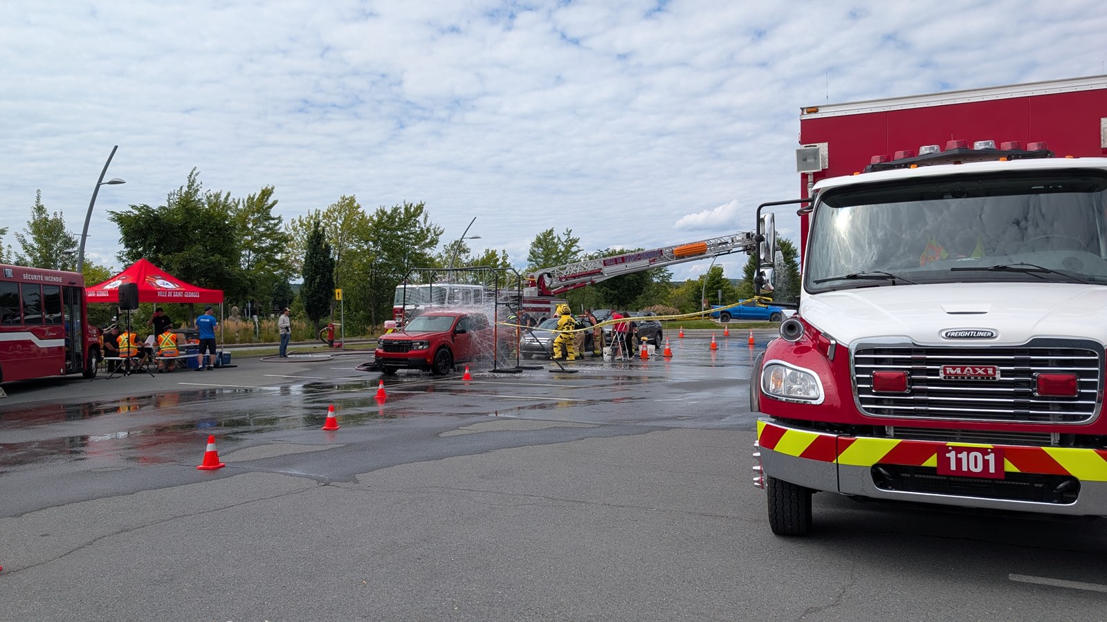Saint-Georges: le lav-o-thon des pompiers c'est aujourd'hui