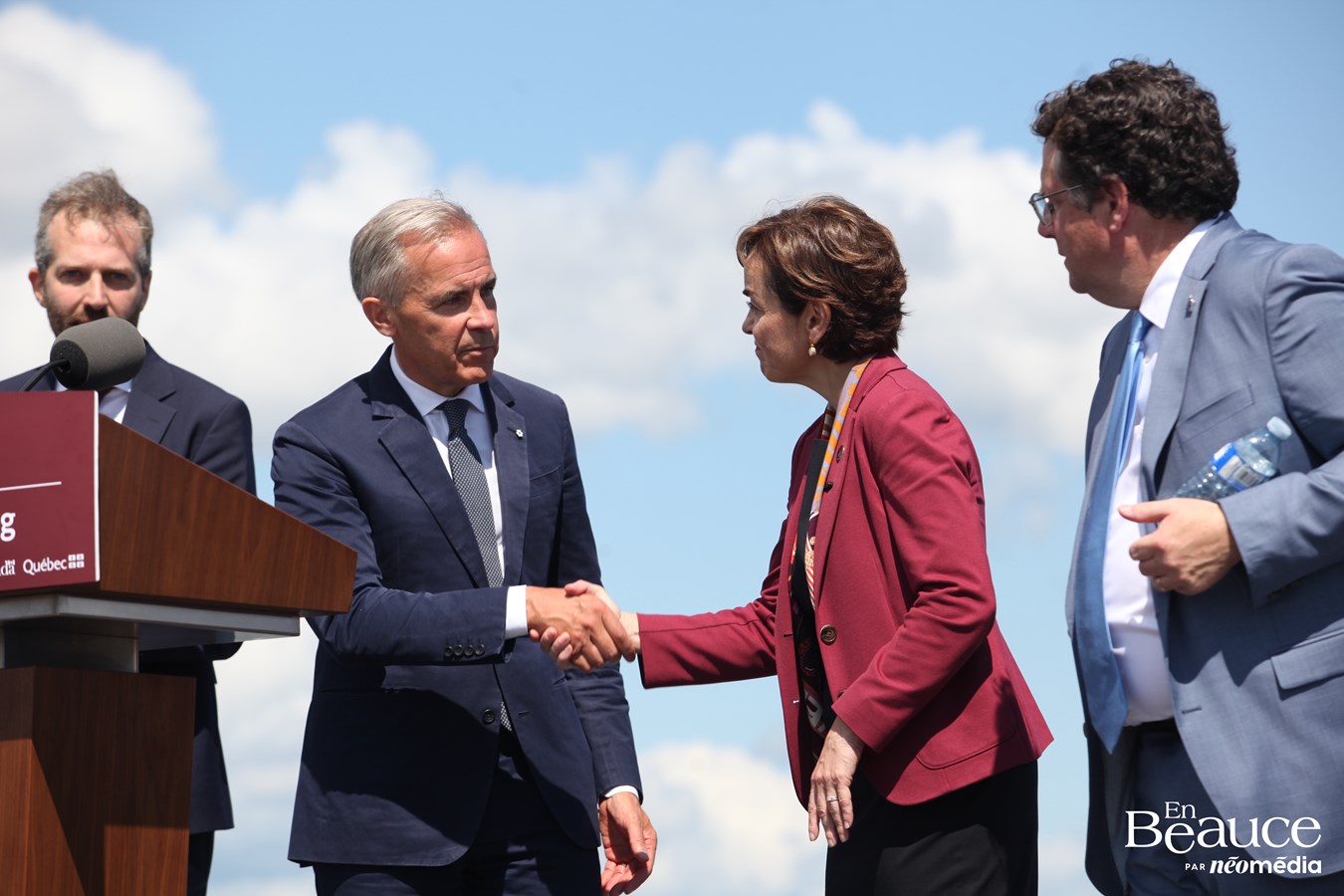 « Un Canada fort, un Québec fort » : Carney et Fréchette unis à Lévis