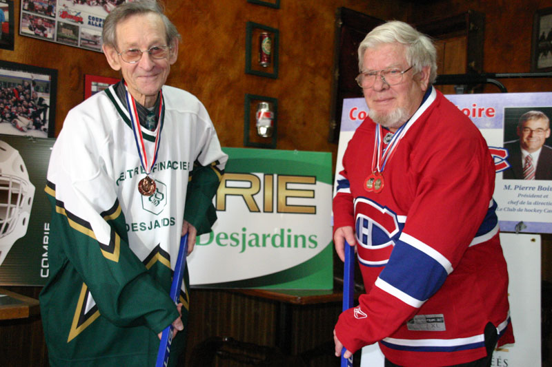 Guy Drouin et René Moisan ont participé à la première édition du Tournoi Comrie.