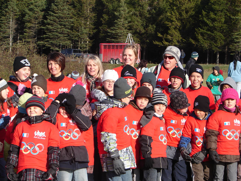 Des jeunes vivent l’esprit des olympiques à Sainte-Clotilde