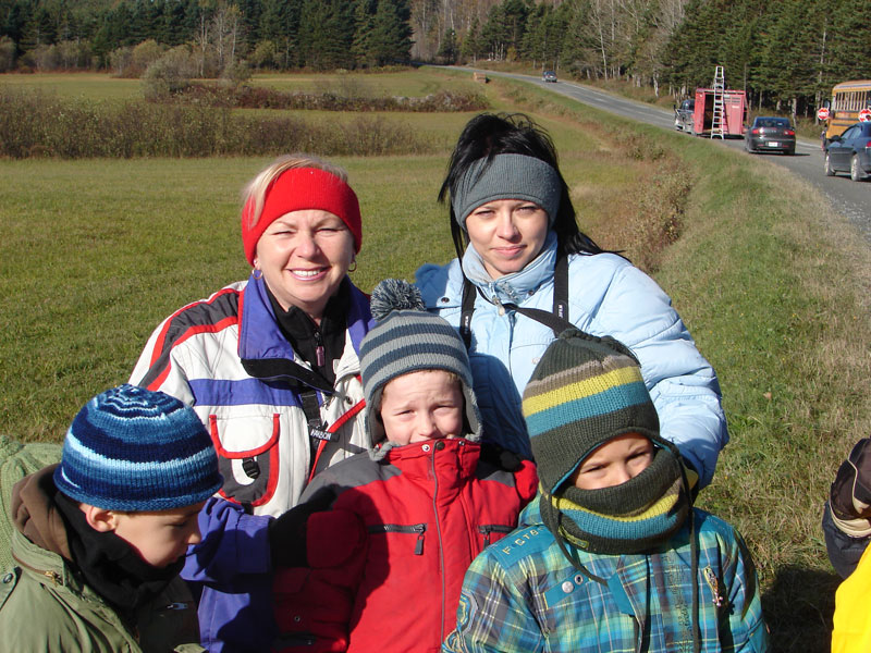 Des parents étaient aussi sur les lieux.