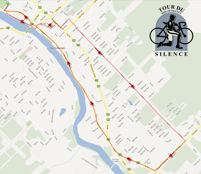 Tour du silence cycliste
