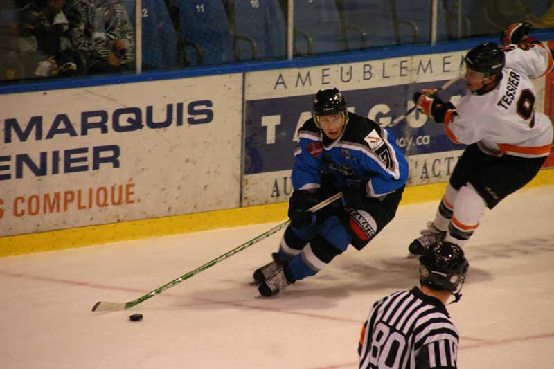Robin Lemay a joué un fort match en défensive.