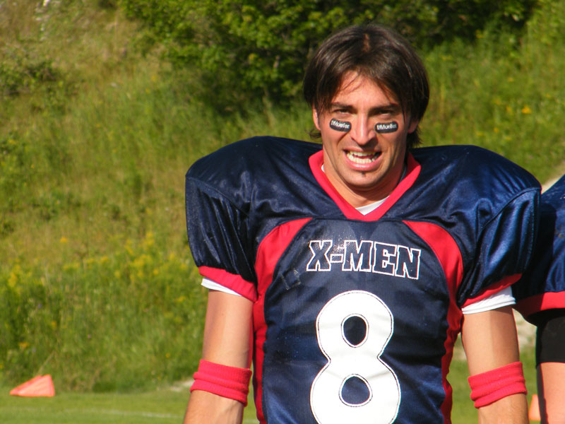 Steve Labrecque, joueur défensif de Beauce