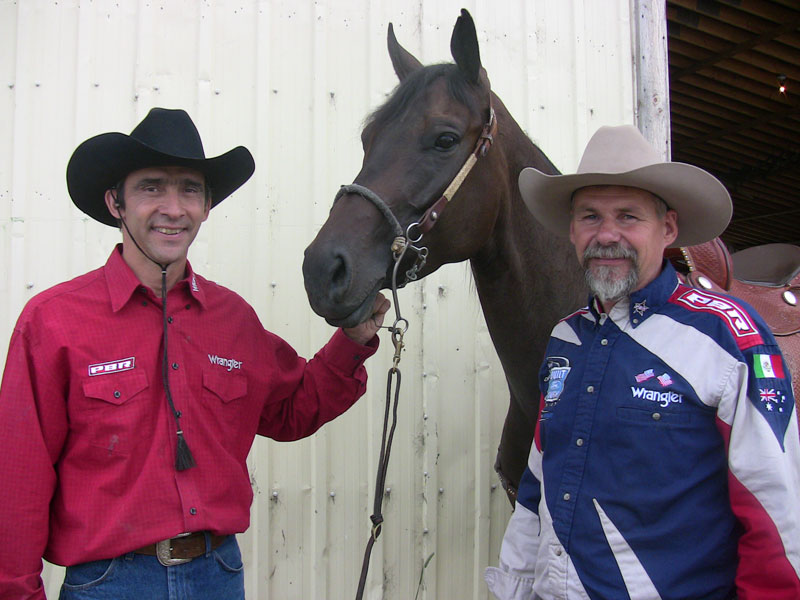 Rock, son cheval et Luc Gagnon