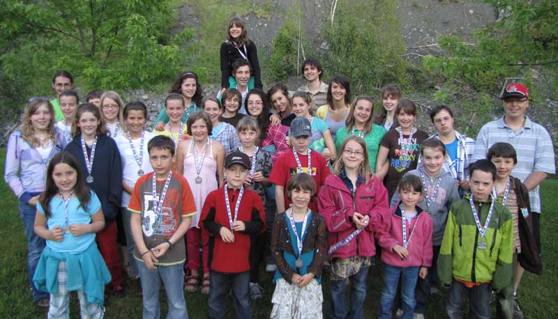 Les membres du club de l'an dernier.